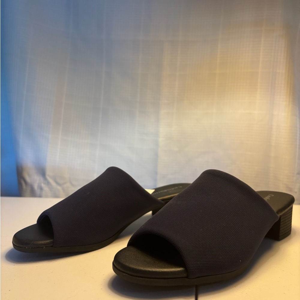 Croft & Barrow Navy Women's Mules